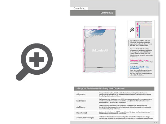 Product Bild urkunde_din_a5_(14_8_cm_x_21_0_cm)__einseitig_bedruckt