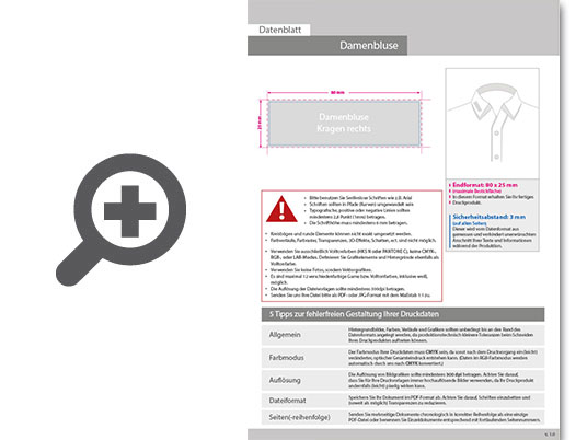 Product Bild damenbluse_langarm__mehrfarbig_bestickt_mit_ihrem_motiv__kragen_rechts