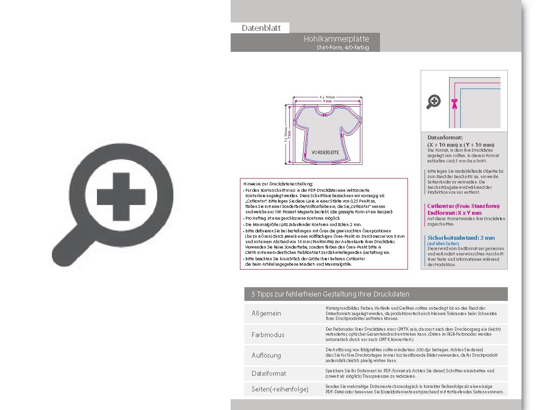 Product Bild wahlplakat_auf_hohlkammerplatte_in_shirt-form_konturgefr__st___einseitig_4_0-farbig_bedruckt